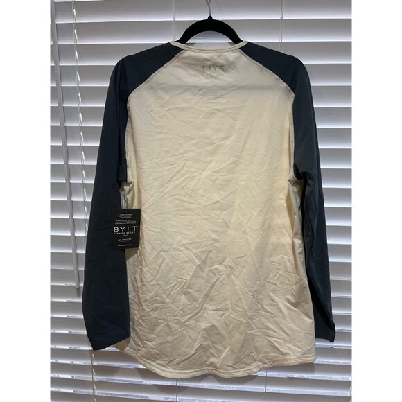 Bylt‎ Baseball Drop Cut Lux Long Sleeve T-Shirt - NWT Size L - Picture 3 of 3